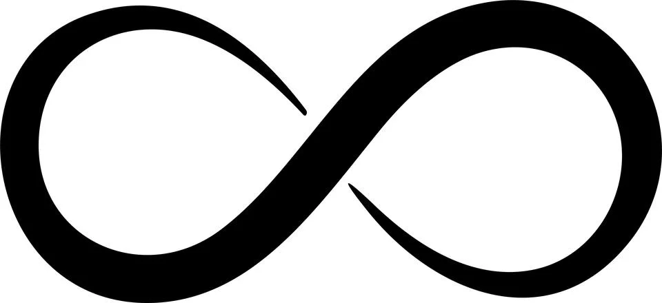 Infinity icon. Infinity, eternity, infinite, endless, loop symbols. Unlimit.. Stock Illustration