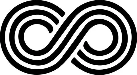 Infinity icon. Infinity, eternity, infinite, endless, loop symbols. Unlimit.. Stock Illustration