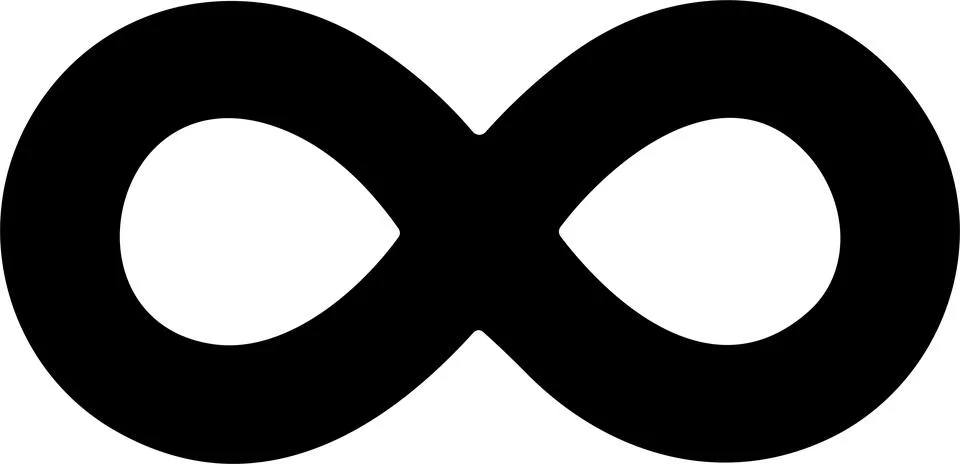 Infinity icon. Infinity, eternity, infinite, endless, loop symbols. Unlimit.. Stock Illustration