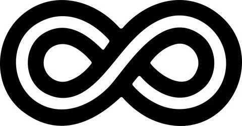 Infinity icon. Infinity, eternity, infinite, endless, loop symbols. Unlimit.. Stock Illustration