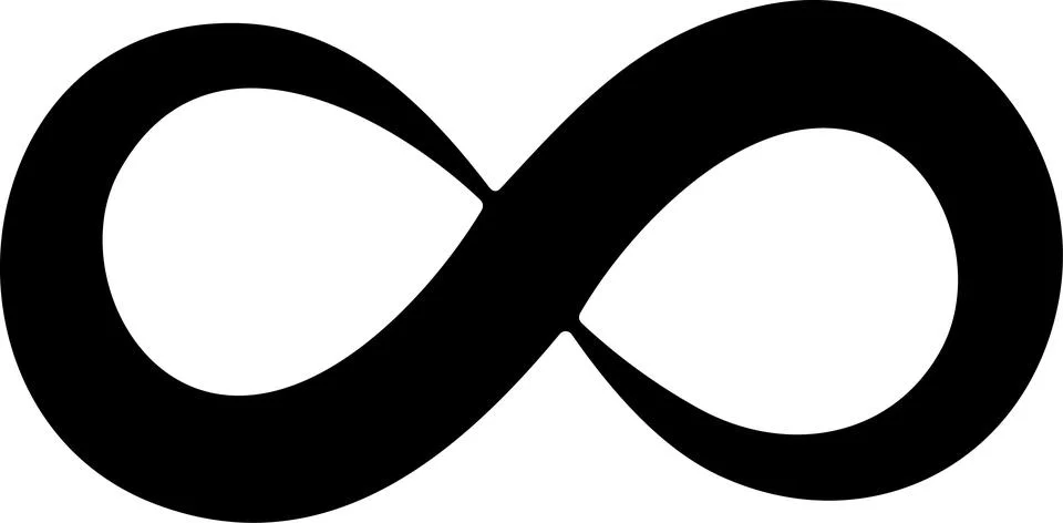 Infinity icon. Infinity, eternity, infinite, endless, loop symbols. Unlimit.. Stock Illustration