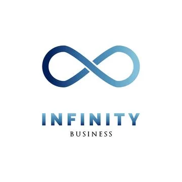 Infinity Icon Logo Design Template イラスト素材