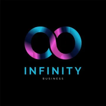 Infinity Icon Logo Design Template Stock-Illustration