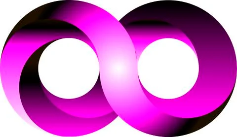 Infinity icon symbol design vector illustration Stock Illustration