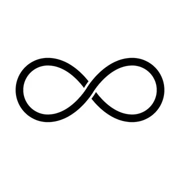 Infinity icon. Unlimited icon. Vector. 스톡 일러스트