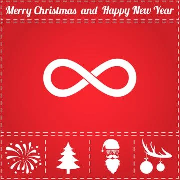 Infinity Icon Vector Stock Illustration
