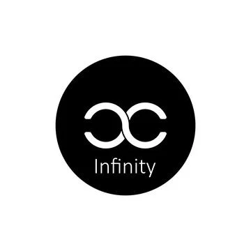 Infinity icon vector Stock Illustration