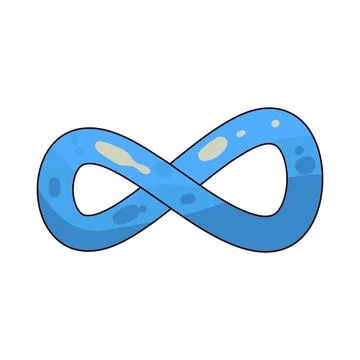 Infinity illustration Stock Illustration