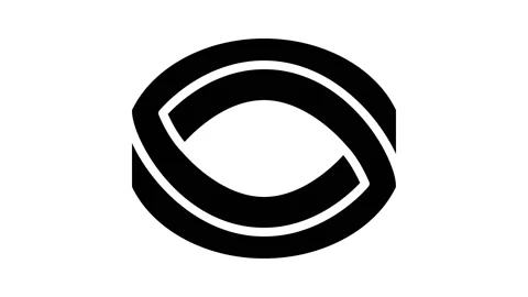 Infinity impossible geometric shape glyph icon animation Stock Footage 224884938