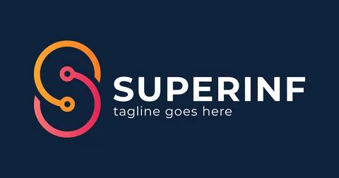 Infinity Letter S Logo. Infinity Technology Network Abstract Logo Vector Stockillustratie