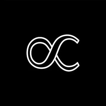 Infinity Line Icon On Black Background. Black Flat Style Vector Illustration. Stock Illustration