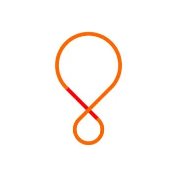 Infinity Line Logo Template Illustration Design. Vector EPS 10. Stock Illustration