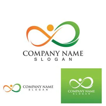 Infinity logo and symbol  Design Vector 스톡 일러스트