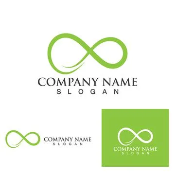 Infinity logo and symbol  Design Vector Stock Illustration