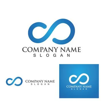 Infinity logo and symbol  Design Vector 스톡 일러스트
