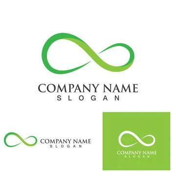 Infinity logo and symbol  Design Vector Stock Illustration
