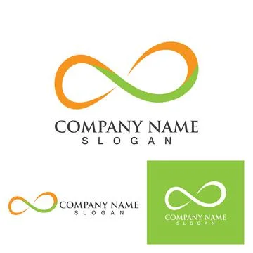Infinity logo and symbol  Design Vector Stock Illustration
