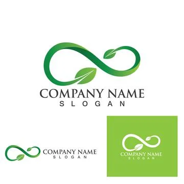 Infinity logo and symbol  Design Vector Stock Illustration