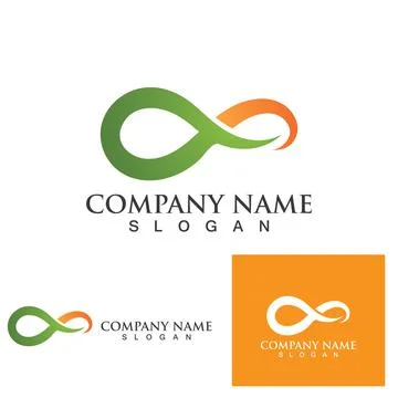 Infinity logo and symbol  Design Vector Stockillustratie