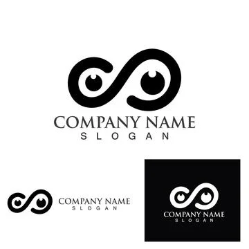 Infinity logo and symbol  Design Vector イラスト素材