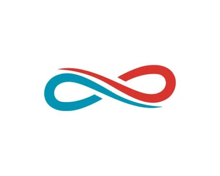Infinity logo and symbol template icons app Stock Illustration