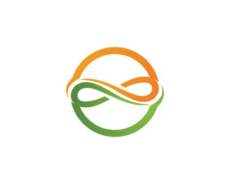 Infinity logo and symbol template icons app vector 스톡 일러스트