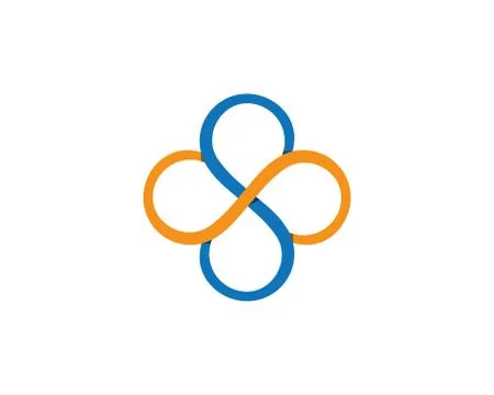 Infinity logo and symbol template icons app Stock Illustration