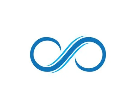 Infinity logo and symbol template icons app 스톡 일러스트