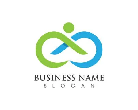 Infinity logo and symbol template icons vector Stock Illustration