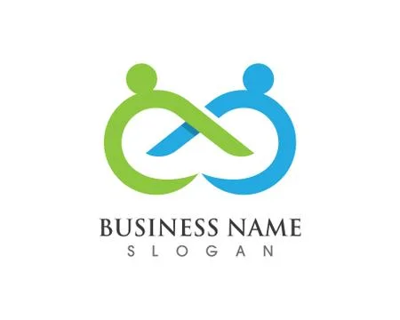 Infinity logo and symbol template icons vector イラスト素材