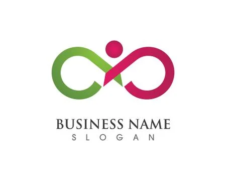 Infinity logo and symbol template icons vector Stock Illustration