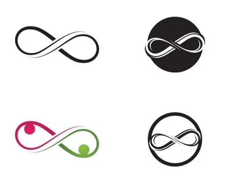 Infinity logo and symbol template icons vector Stock Illustration