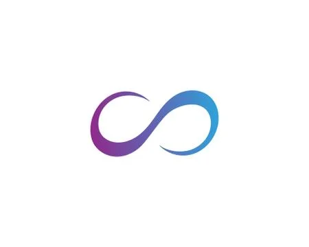 Infinity logo and symbol template icons イラスト素材
