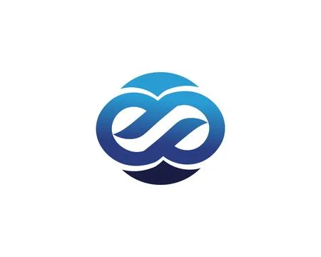 Infinity logo and symbol template icons app 스톡 일러스트