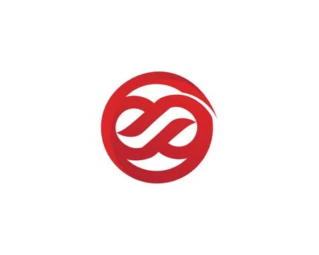 Infinity logo and symbol template icons app Stockillustratie