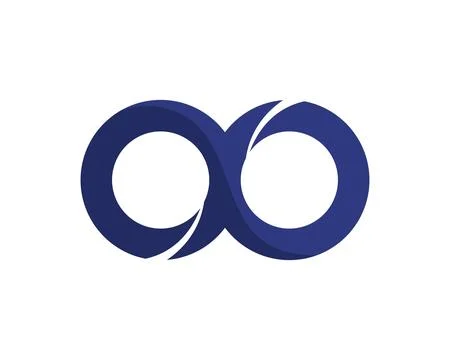 Infinity logo and symbol template icons app 스톡 일러스트