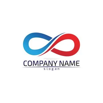 Infinity logo and symbol template icons app Stock Illustration