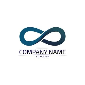 Infinity logo and symbol template icons app 스톡 일러스트