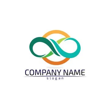 Infinity logo and symbol template icons app Stock Illustration