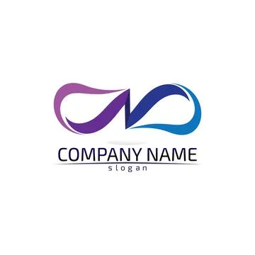 Infinity logo and symbol template icons app Stock Illustration