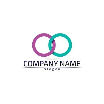 Infinity logo and symbol template icons app Illustrazione stock