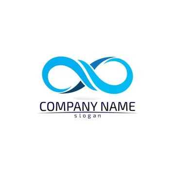 Infinity logo and symbol template icons app Stock Illustration