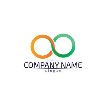 Infinity logo and symbol template icons app 스톡 일러스트