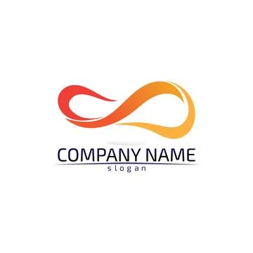 Infinity logo and symbol template icons app Stock Illustration