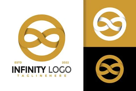 Infinity Logo Design, Brand Identity logos vector, modern logo, Logo Designs  스톡 일러스트
