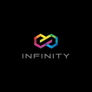 Infinity Logo design イラスト素材