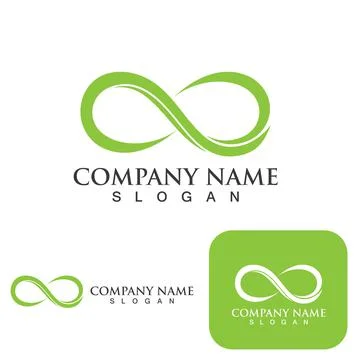 Infinity logo Design Vector 스톡 일러스트