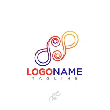 Infinity logo Stock Illustration