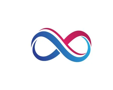 Infinity logo symbol template icons vector 스톡 일러스트
