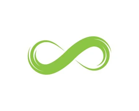 Infinity logo template design Stock Illustration